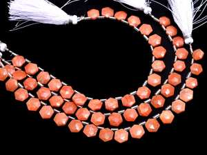 ลูกปัดพลอยมูนสโตนเหลี่ยมเพชรพลอยธรรมชาติขนาด5-9มม. สำหรับทำเครื่องประดับ - Product Image 6