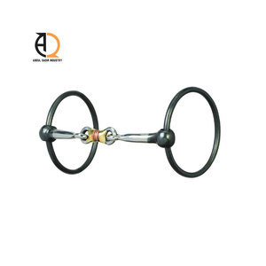 High Quality Stainless Steel Horse Bits Double Ring <b>Equestrian</b> Riding Bits - Product Image 3