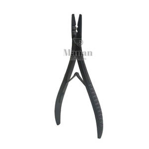 Pince à extensions capillaires robuste en acier inoxydable pour applications de fusion à la kératine, de pose par bandes adhésives et de micro-perles - Product Image 4