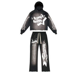 Survêtements pour hommes uniques à pattes évasées pour l'hiver, impression personnalisée, 100% coton, écologiques, conçus pour répondre à vos exigences précises - Product Image 6