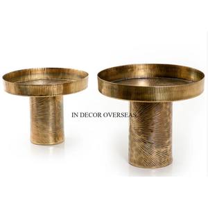 Juego de 3 bandejas para servir comida de hotel y restaurante de diseño estándar simple hechas de metal de calidad lujosa a un precio impresionante - Product Image 4