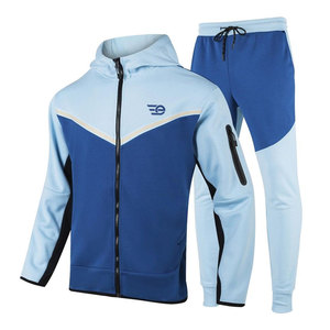 Conjunto Deportivo Informal de Invierno para Hombre con Capucha y Cordón Ajustable, para Correr, Entrenamiento, Gimnasio, Fitness, Actividades al Aire Libre, Ligero, Transpirable y de Secado Rápido - Product Image 1