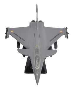 Modèle d'avion en métal moulé sous pression Modèle DI Fourniture de modèles d'avion en aluminium à thème IAF avec modèle Rafale à revêtement gris de base - Product Image 5