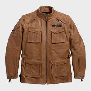 แจ็คเก็ตหนังฮาร์เลย์เดวิดสันกันน้ำยี่ห้อวีลเลอร์ - Product Image 1