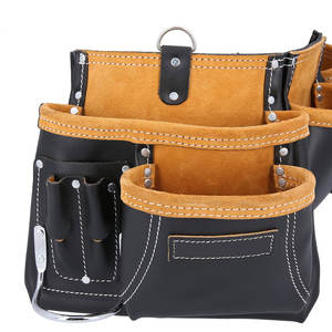 Wholesale New Arrival Lightweight <b>Leather</b> <b>Tool</b> Kit <b>Belts</b> 100% High Quality with Customized Logo Heavy Duty Feature for Sale - Product Image 4