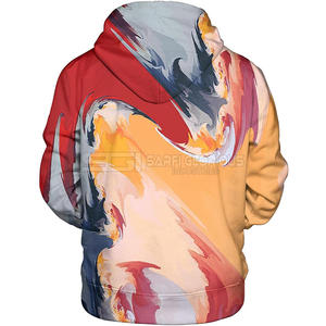 Venta al por mayor de los hombres de primera calidad nueva llegada ácido lavado con capucha superventas hombres ácido lavado 100% algodón Sudadera con capucha de los hombres - Product Image 3