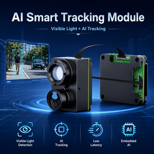 โมดูลติดตามอัจฉริยะ FPV AI กล้องถ่ายภาพความร้อนและแสงที่มองเห็นได้สำหรับโดรน UAV พร้อมระบบจดจำวัตถุ - Product Image 2