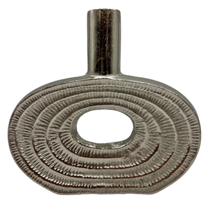 Florero de Metal de aluminio plateado de diseño moderno de lujo Florero de piso súper vendido para decoración de mesa de Pascua Hogar y boda - Product Image 1