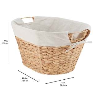 Towel and <b>bathroom</b> clothes <b>basket</b>, <b>Storage</b> <b>basket</b>, home organization accessory highly aesthetic, wholesale available. - Product Image 3