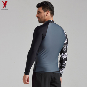 Men's Custom Logo Compression Rash Guard Shirts Quick Dry Breathable <b>Long</b> <b>Shorts</b> for Running Fitness and <b>Swimming</b> Workouts - Product Image 5