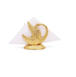 Vente en gros de dernier modèle de porte-serviettes de table décoratif en métal style unique avec placage or pour la maison et l'hôtel - Product Image 5