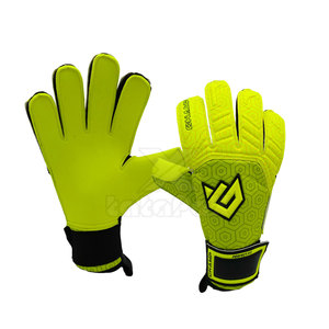 Nouveaux gants de gardien de but professionnels avec bout des doigts gants de gardien de but pour enfants adultes taille d'entraînement de Football lisse en Latex épais - Product Image 1