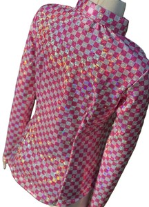 Camisa de espectáculo occidental de vaquera hecha a mano en Océano de tela elástica - Product Image 5