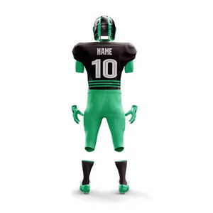 2025 New Arrival Men's American Football Uniform Short Sleeve Breathable Summer High Quality <b>Low</b> MOQ - Product Image 6
