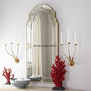 Miroir de sol en laiton antique doré écologique personnalisable intérieur extérieur Design moderne fabriqué à la main chambre salon inde - Product Image 3