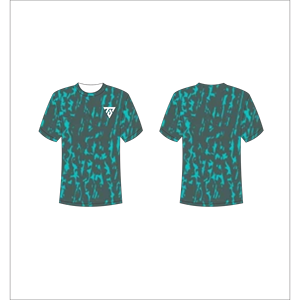 เสื้อยืดผู้ชายสีชมพูลายจุด แขนสั้น คอกลม ทรงปกติ สวมใส่สบาย ผลิตโดย Trackstar OEM แบรนด์ส่วนตัว TSI-G05-P0624 - Product Image 4
