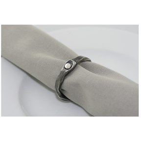 Rond de serviette en métal plaqué noir Designer de luxe Design de chauve-souris de couleur personnalisé Rond de serviette en métal pour table Fournisseur en gros - Product Image 6