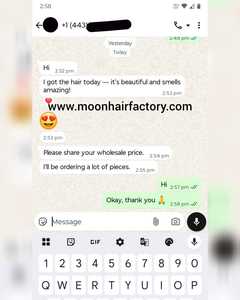 Extensiones de cabello humano recto natural sin procesar, pelo de luna de fábrica, precios al por mayor, auténtico cierre indio, proveedor por exportación - Product Image 5