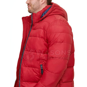 Chaqueta Acolchada Elegante para Hombre, Corte Ajustado, Abrigo Cálido de Invierno, Prenda Exterior Estilosa para Uso Diario, Prenda Exterior Económica - Product Image 2