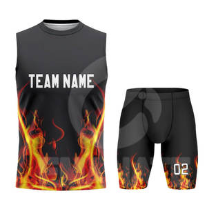 Nuevos Uniformes de Flag Football Sublimados Transpirables, Venta Caliente, 7v7/7on7, Conjuntos de Camisetas y Pantalones Cortos de Color Personalizado - Product Image 2