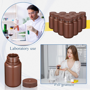 Botella de pastillas de HDPE de 125ml, botella de Medicina de plástico con tapón de rosca, contenedor de cápsulas de tabletas farmacéuticas para embalaje de suplementos - Product Image 4