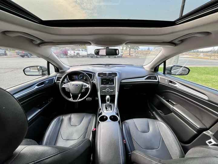2016 Ford Fusion Titanium AWD Used Condition Dark Leather Interior Manual Gearbox Gas Fuel Type 19-inch Tires Left