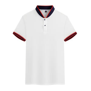 Polo homme décontracté à manches courtes avec logo personnalisé, pour les vacances, à revers, basique, uni, séchage rapide, coupe ajustée, pour le golf - Product Image 5