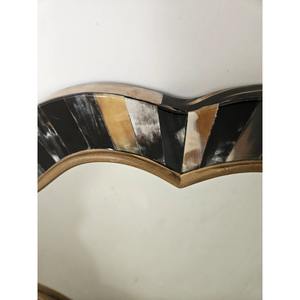 Elegante diseño moderno hecho a mano teselado cuerno Quatrefoil espejo de pared pieza de declaración para la decoración del hogar o la boda al mejor precio - Product Image 4