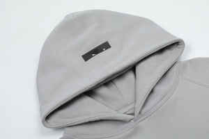 Sudadera con capucha personalizada de alta calidad Graphic Essentials Oversized Cotton Heavyweight Streetwear Pullover Custom Puff Print Zipper 3D Men - Product Image 6