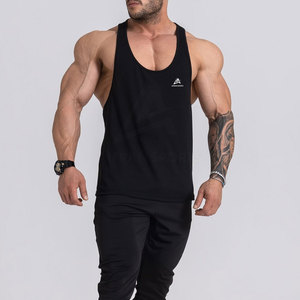 Débardeurs de sport décontractés pour hommes, sans manches, pour musculation, fitness, entraînement, polyester/coton, confortables, légers, séchage rapide - Product Image 4