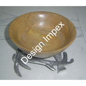 ชามเสิร์ฟอาหารหรูหรา ฐานลายเขากวางเคลือบเงา ชามเคลือบสำหรับโรงแรม ร้านอาหาร ใช้เสิร์ฟซุป ปลอดภัยสำหรับสัมผัสอาหาร - Product Image 3