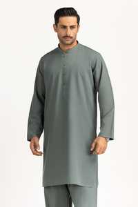Vêtements indiens et pakistanais respirants et thermiques à la vente chaude, taille plus, robe salwar kameez pour hommes, tenue décontractée pour les fêtes et les mariages, style punjabi - Product Image 2