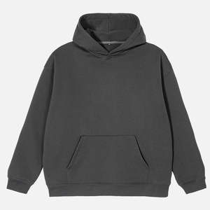 Pull à capuche à col à la mode de qualité supérieure pour hommes marron gris polaire logo Oem sweat à capuche personnalisé - Product Image 3
