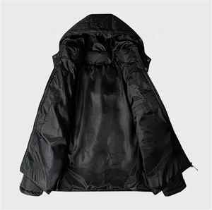 Veste rembourrée bouffante Oem Logo surdimensionné hommes vers le bas bulle hiver personnalisé doudoune légère matelassée surdimensionnée à capuche - Product Image 4
