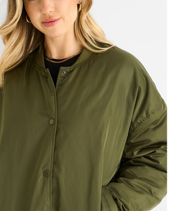 Blouson Bomber en Toile de Coton de Haute Qualité pour Femme, Coupe Slim Décontractée, Léger, avec Poignets Côtelés, Style Universitaire - Product Image 2