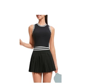 Cheap Price Women Tennis Dress <b>Skirt</b> Breathable Quick Dry Casual Spandex/Nylon Sport Wear Inner Shorts - Product Image 3