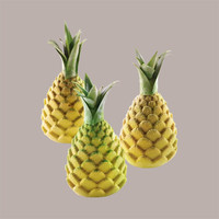 3D siliconen mal met 5 holtes voor realistisch fruitbos en ananas 60x73mm Bak- en patisseriegereedschap Vaatwasmachinebestendig