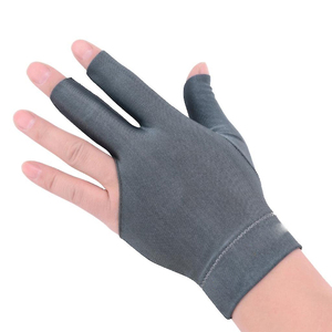 Vente en gros de gants de billard personnalisés, de qualité, personnalisés, respirants et antidérapants, gants de billard à 3 doigts résistants à la piscine - Product Image 3