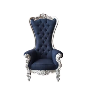 Chaises de trône de luxe de vente chaude chaises de trône à dossier haut meubles de conception européenne usine directe d'Indonésie - Product Image 1