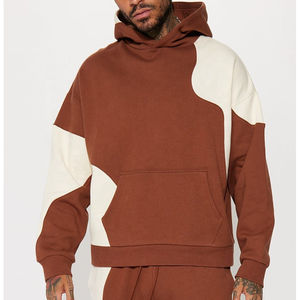 Sudadera con Capucha Extra Grande para Hombre, 100% Algodón, 500 g/m², Logotipo Personalizado, Impresión Puff, Talla Grande XS, Invierno, Suministro al por Mayor, con Capucha, XL - Product Image 4