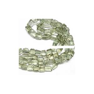 Perles de pierres précieuses naturelles d'améthyste verte de 14 pouces en gros pépite à facettes avec perles de pierre verte de taille 12-15MM - Product Image 1