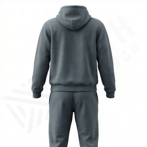 ชุดเซ็ตเสื้อฮู้ดดี้โอเวอร์ไซส์แฟชั่นใหม่สำหรับผู้ชาย ชุดวอร์มผ้าฟลีซคอตตอนสั่งทำพิเศษ ชุดลำลองไซส์ใหญ่สำหรับฤดูหนาว ชุดกีฬา - Product Image 2