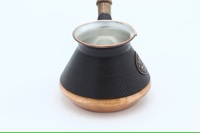 Cafetière en cuivre turc arménie Jezve manche en bois cafetière à la main cafetière turque