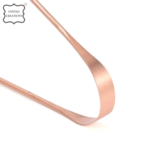 100% Limpiador de lengua de cobre puro Superventas Cuidado bucal Raspador de lengua Limpiador de lengua Cobre - Product Image 3