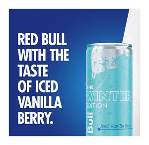 Latas de Red Bull Winter Edition Sabor Vainilla y Bayas Heladas de 250 ml para Estadios y Concesiones Deportivas - Product Image 5