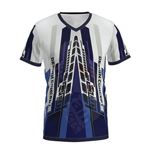 เสื้อยืดคอกลมแขนสั้นผ้าฝ้ายแท้ 100% ระบายอากาศ แห้งเร็ว พิมพ์โลโก้ OEM ราคาถูก สไตล์ใหม่ สำหรับผู้ชาย - Product Image 1