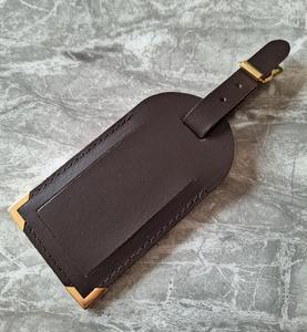 Custom Logo <b>Mr</b>. <b>and</b> <b>Mrs</b>. Leather Luggage Tag <b>and</b> Passport Holder Travel <b>Gift</b> Set LLT-0067 - Product Image 1