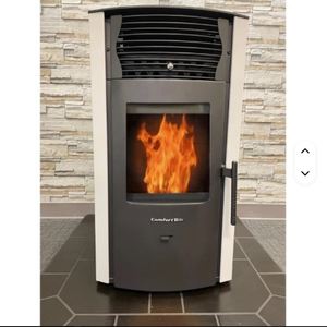 Stufa a Pellet HP50 Arctic White di Alta Qualità, Miglior Riscaldatore a Pellet per 2200 ft², Certificata EPA - Product Image 1