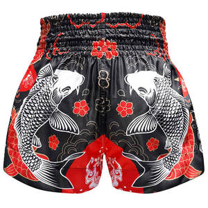 Short de boxe à sublimation avec short de haute qualité Short de combat de boxe de kickboxing Logo personnalisé Short MMA - Product Image 3