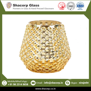 Bougies décoratives en verre rondes personnalisées avec couvercles en bois à prix raisonnable - Product Image 2